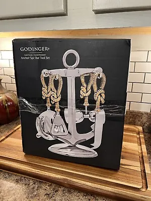 Vintage Godinger 5-Piece Anchor Bar Tool Set NIB • $85