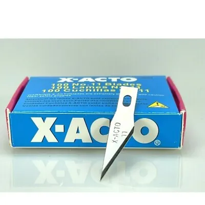 Xacto  X-acto  Exacto Knife Tools Blades X611  Number 11 . 100 Pc • $20.99