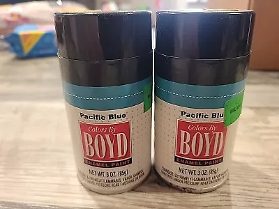 2 Cans 3oz Testors Colors By Boyd  Pacific Blue  Model Builders Spray Paint New • $4.99