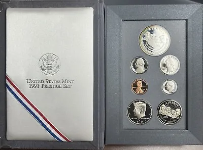 1991-S U.S. Mint Prestige Mount Rushmore Anniversary 7 Coin Set With Box And COA • $57.75