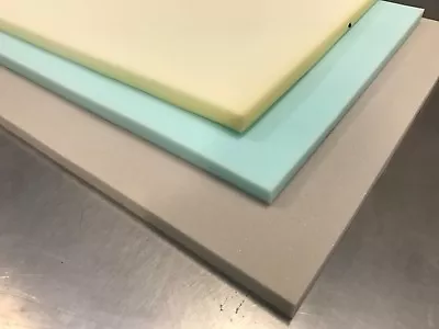 £1.25 • Buy UPHOLSTERY FOAM SHEET LOW MEDIUM HIGH DENSITY 80  X 20  ANY THICKNESS SIZE FOAM