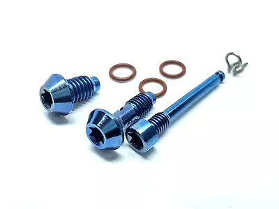 BLUE Titanium Caliper Hardware Kit Fo Magura MT4 MT6 MT8 Carbon SL • $18