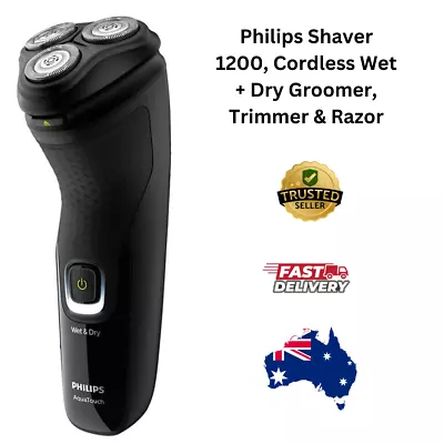 Philips Shaver 1200 Men Electric Wet Dry Cordless Trimmer Groomer Razor • $88.99