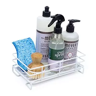 Handyhomeconcepts Caddy Organizer White Soap Caddy Kitchen Soap Tray Kitchen Sin • $20.49