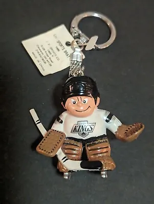 NHL HOCKEY LA Kings Goalie PLAYER SKATER KEY CHAIN LIL SPORTS BRAT 1986 RARE HTF • $34.95