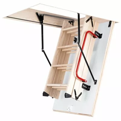 Oman Komfort Folding Timber Loft Ladder & Insulated Hatch Various Sizes • £166.74