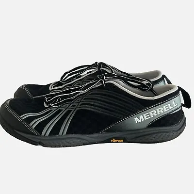 Merrell Road Glove Dash 2 Road-Running Shoes Womens Size 6 Black Comfort • $26.99