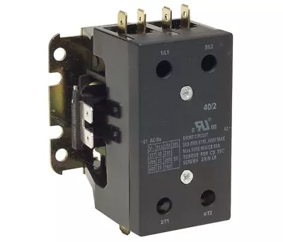 Dayton Reversing Definite Purpose Contactor - 2 Pole 24VAC 2UTR6 • $12.46