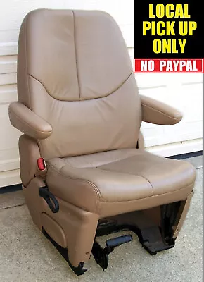 1996 - 2000 Leather Tan Driver's 2nd Row Seat Chrysler Dodge Plymouth Minivan  • $149.88