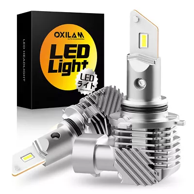 OXILAM 9005 Headlight Bulbs 12000LM Hi/Lo Beam Wireless Plug&Play Waterproof EAP • $16.99