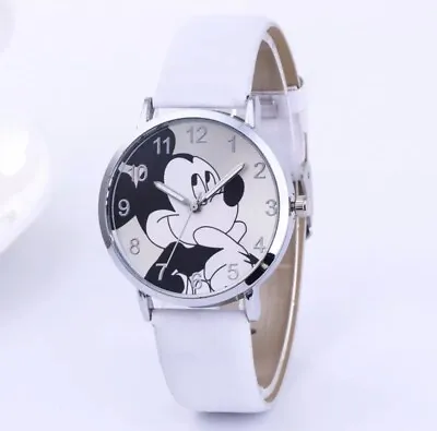 Cute Stylish Disney Mickey Mouse Ladies / Girls Wrist Watch White • £9.99