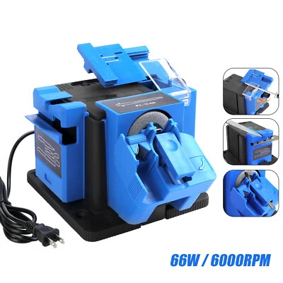 $45.89 • Buy Electric Multi-Task Knife Scissor Drill Bit Chisel Planer Sharpener Tool 65W