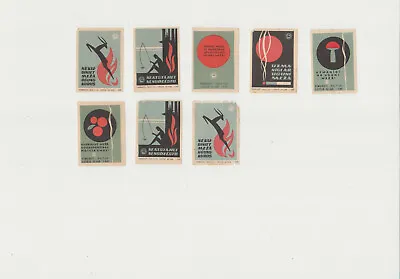 Matchbox Labels Liepaja Baltija USSR Soviet Lot 8 Pieces Collection  RARE • $6