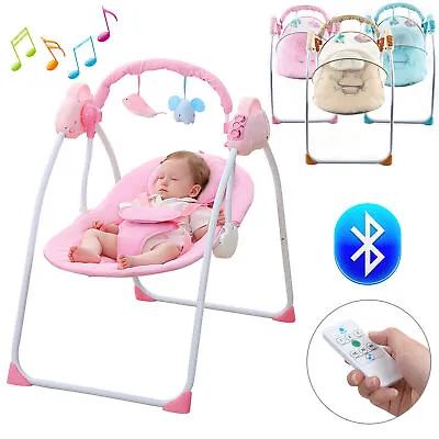 $75 • Buy Baby Bouncer Swing Seat Rocker Portable Electric W/ Music Infant Cradle Chair