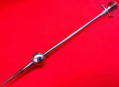 $3900 • Buy Very Rare 17th-18th C. Indian Sword Hilted Battle Mace - Likely WOOTZ (shamshir)