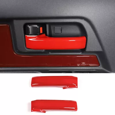 Red ABS Interior Door Handle Panel Trim For Toyot@ FJ Cruiser 2007-21 Accessorie • $25.64