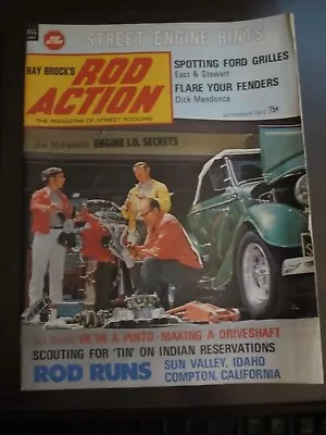 $6.99 • Buy Rod Action Magazine September 1972 V8 Pinto Jim McFarland Engine LD Secret X2 W4