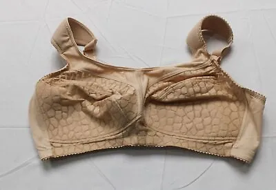 Miss Mary Of Sweden Women's Non-Wired Lovely Jacquard Bra JM6 Beige Size 44C • $29.99