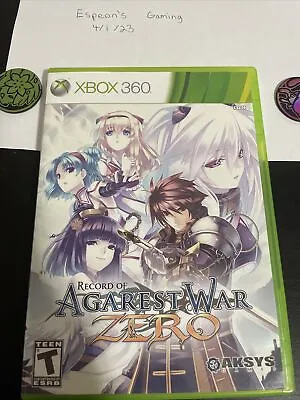 $10 • Buy Record Of Agarest War Zero (Microsoft Xbox 360, 2011)