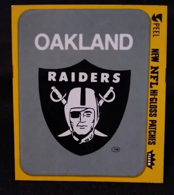 1979 Fleer Oakland Raiders Team Logo Hi Gloss Sticker • $3.95