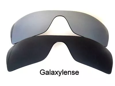 Galaxy Replacement Lenses For Oakley Batwolf Black&Titanium Polarized 2 PAIRS • $13.03