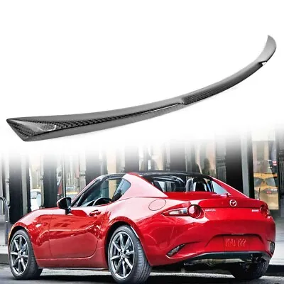 Carbon Fiber For Mazda Miata MX-5 Roadster ND 4th V Look Trunk Spoiler Wing • $319