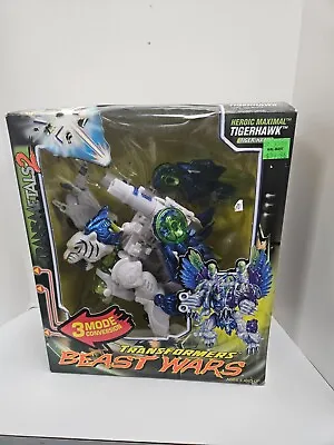 Transformers Beast Wars Transmetal 2 Heroic Maximal Tigerhawk Figure NO MISSLES • $116