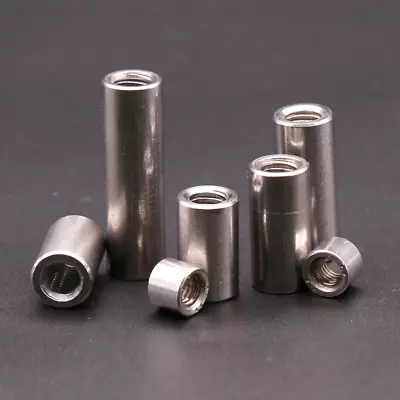 £1.62 • Buy M2 M2.5 M3 All Thread Round Connecting Nut Threaded Rod Bar Stud A2 Stainless 