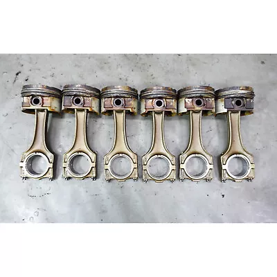 1993-1999 BMW M50 2.5L 6-Cylinder Piston And Connecting Rod Set Of 6 E34 E36 OEM • $187.50