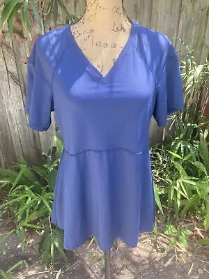 Tommie Copper Blue Shoulder Support Fit Flare Shirt XXL • $15