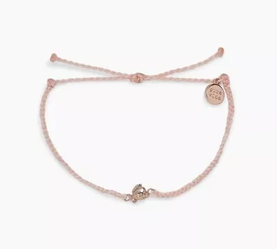 Pura Vida X Disney The Little Mermaid Rose Gold Flounder Charm Bracelet • $29.99