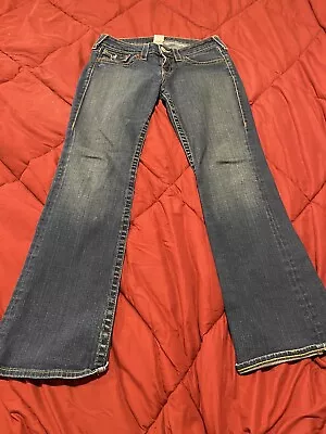 True Religion Becky Low Rise Boot Cut Jeans Size 29 X 28 • $6.99