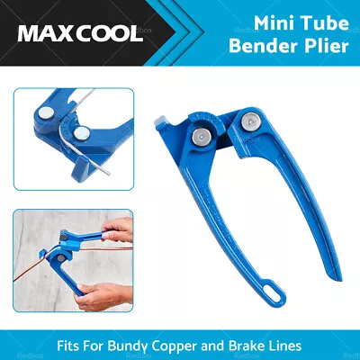 For Bundy Copper And Brake Lines Mini Tube Bender 1/8 3/16 1/4 Bending Pliers • $23.75