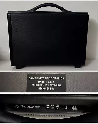 Rare* Vintage Samsonite Hard Shell Sales Briefcase 18 ×14 ×3.5  Made In US • $129.01