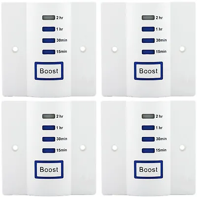 UNIVERSAL Electronic Boost Timer 15 Mins - 2 Hour Immersion Heater X 4 • £82.02