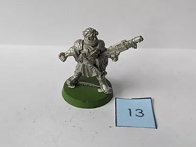 Warhammer 40k Citadel Metal Imperial Guard Tallarn Desert Raider With Lasgun 1 • £9.65