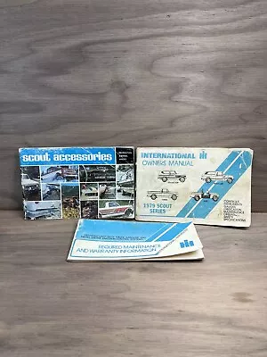 IH 1979 International Operators Owners Manual OEM Scout Series Terra SSII Travel • $49.99