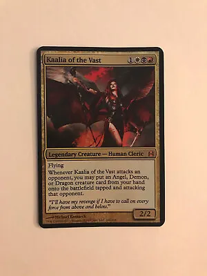 MTG Kaalia Of The Vast Mythic Rare Commander Oversized Card Foil 2011 206/318 • $22.87