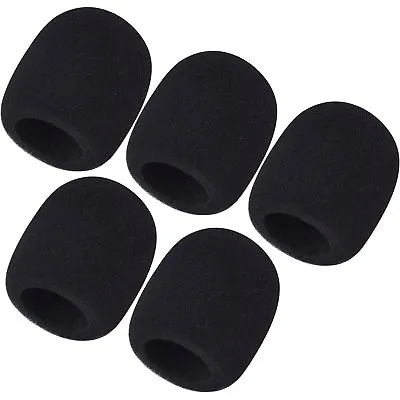 5 Pack MIC Microphone Wind Sock & Pop Filters For Shure Sm58 Beta58A 565SD Black • $6.99