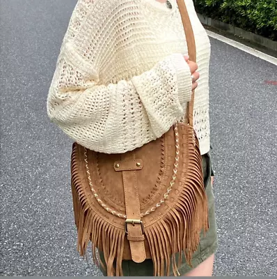 £13.99 • Buy Fashion Womens Ladies Tassle Fringe Shoulder Bag Messenger Handbag