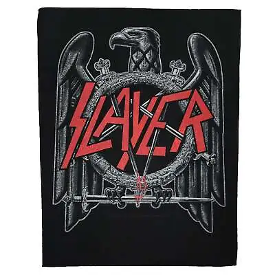 Slayer Black Eagle Back Patch Heavy Metal Band XL DTG Printed Sew On • $24.99