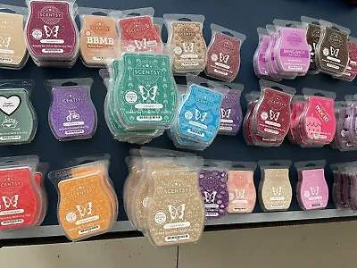 Retired & Current Scentsy Wax Bars Tarts Fragrance Melts With FREE SHIPPING! • $11