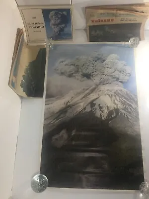 VINTAGE 1980 MT ST HELENS ERUPTION Stunning Poster News & Calendar Seattle Times • $99.99