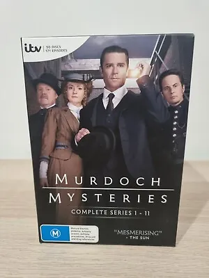 Murdoch Mysteries: Complete Series 1 2 3 4 5 6 7 8 9 10 11 DVD Box Set R4 PAL AU • $104.38