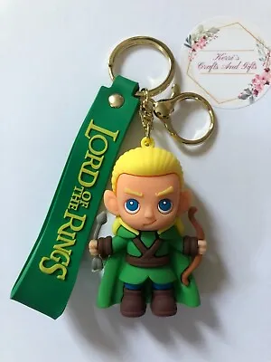Lord Of The Rings Themed Legolas Keyring Keyclip Other Characters Available • £5.50