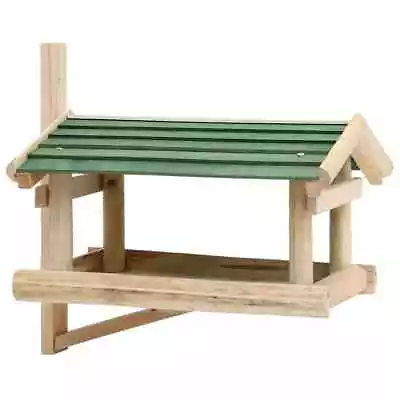 35x29.5x21 Cm Tree/Wall Mounted Solid Fir Wood Bird Feeder Station House Gazebo • $52.92