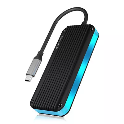 ICY BOX IB-1821ML-C31 External M.2 SSD PCIe 3.0x2 USB Type-C RGB Enclosure  • £36.90