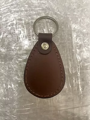 Premium Brown Leather Keychain For Men And Women - Stylish Accessory - A25 • $0.08