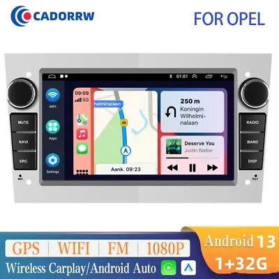 7'' For Vauxhall/Opel Astra Corsa Android 13 Carplay Car Radio Stereo GPS NAVI • £99.99