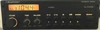 Vintage Blaupunkt Nurnberg SQM 29 Car Radio PLL System / Orange Display / Tested • $126.48